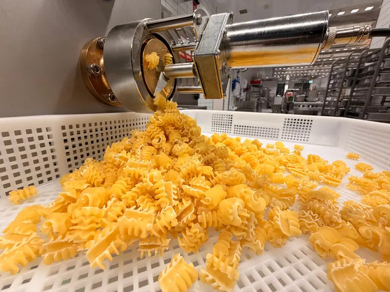 Produzione di pasta fresca in laboratorio